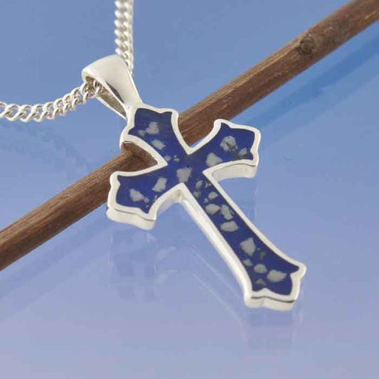 ashes necklace cross. How much does it cost to put ashes in a necklace?