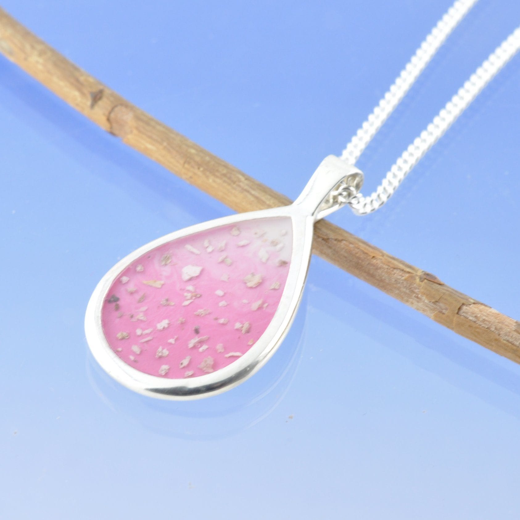 Cremation Ashes Necklace Teardrop – Chris Parry Handmade Jewellery