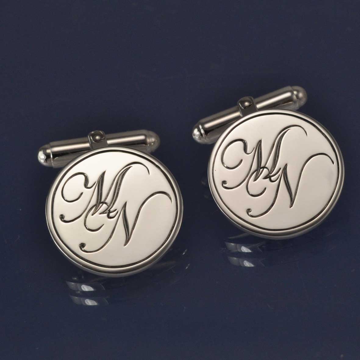 Monogram Cufflinks Cufflinks by Chris Parry Jewellery