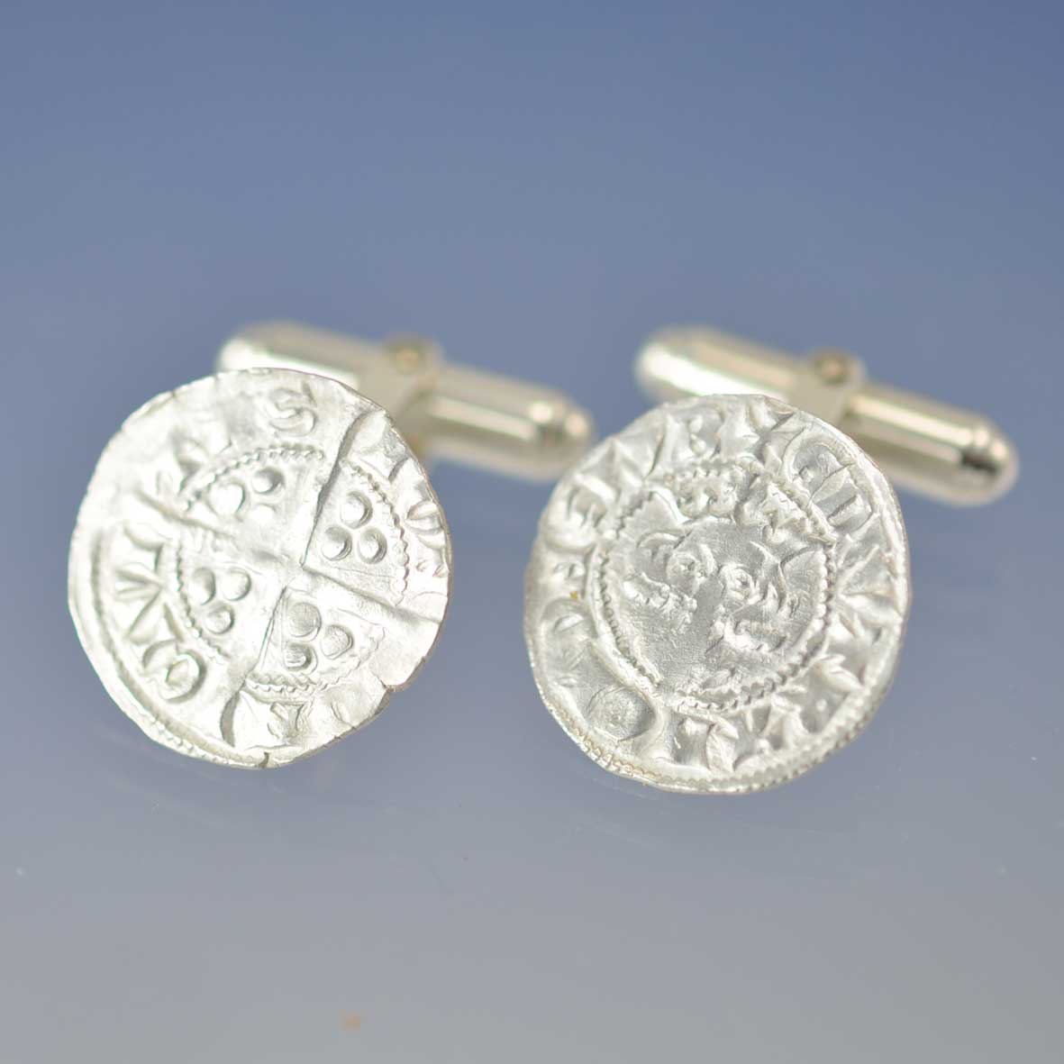 Your Coins Made into Cufflinks Cufflinks by Chris Parry Jewellery