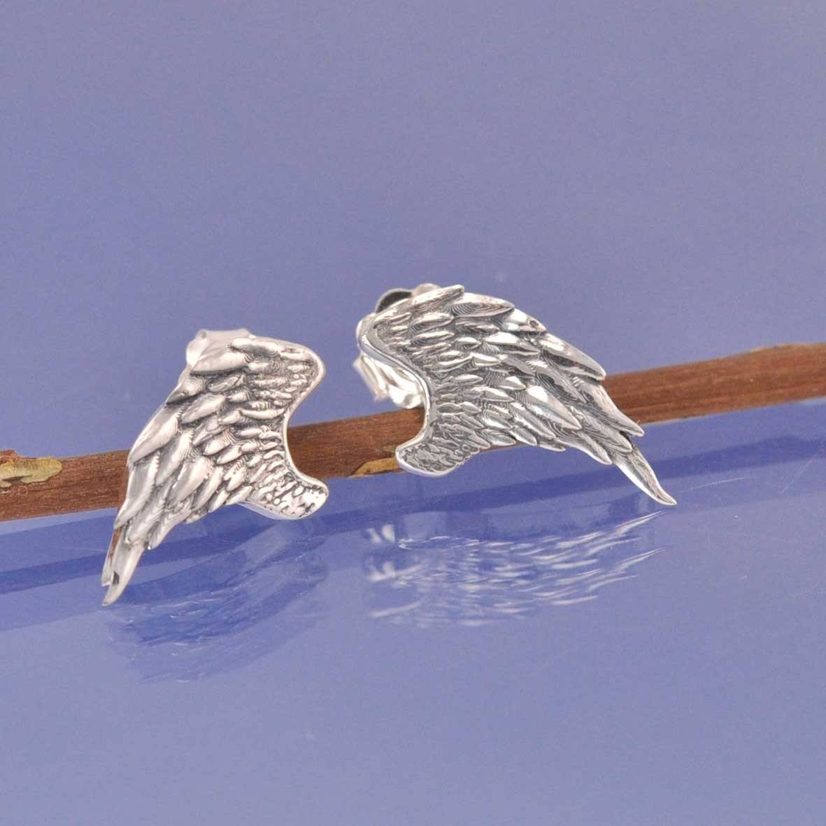 Angel Wing Earrings Earring by Chris Parry Jewellery