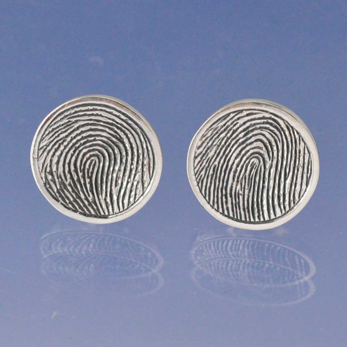 Fingerprint Earrings Earring by Chris Parry Jewellery