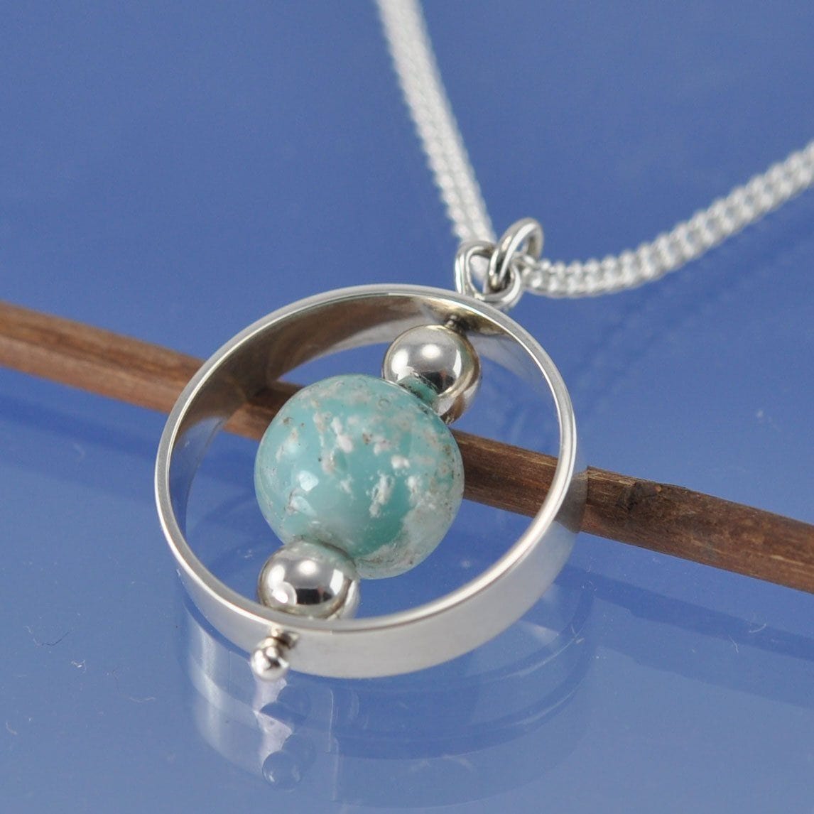 Ashes Into Glass Bead Necklace - Protectus Pendant Pendant by Chris Parry Jewellery