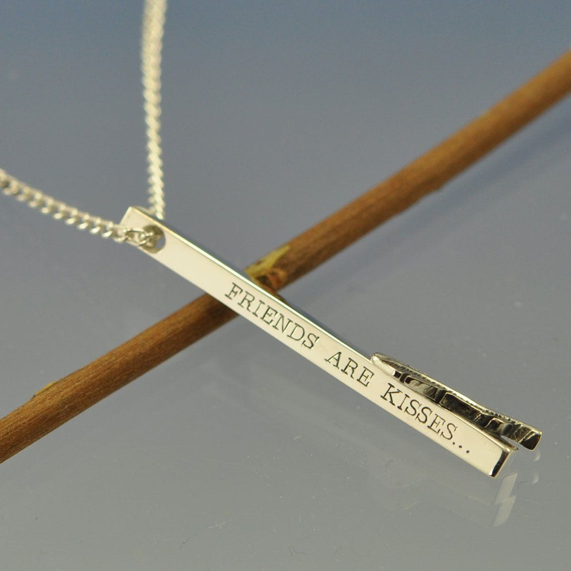 Feather Drop With Cremation Ashes Pendant by Chris Parry Jewellery