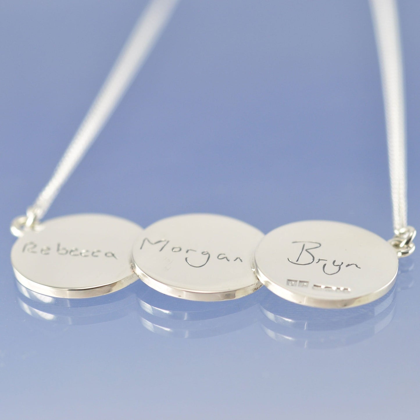 Fingerprint Coin Necklace Pendant by Chris Parry Jewellery