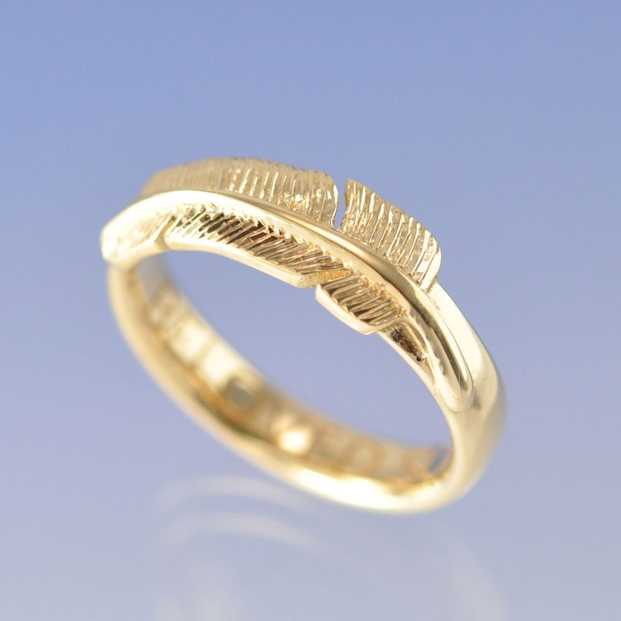 Angel Feather Ring Ring by Chris Parry Jewellery