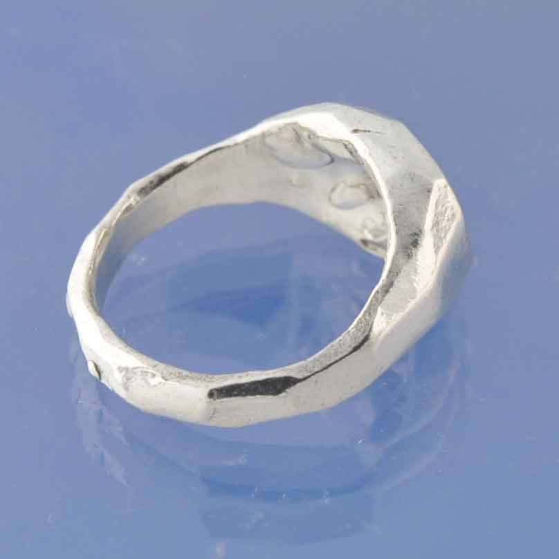 Ashes Ring - Faceted Love Ring Ring by Chris Parry Jewellery