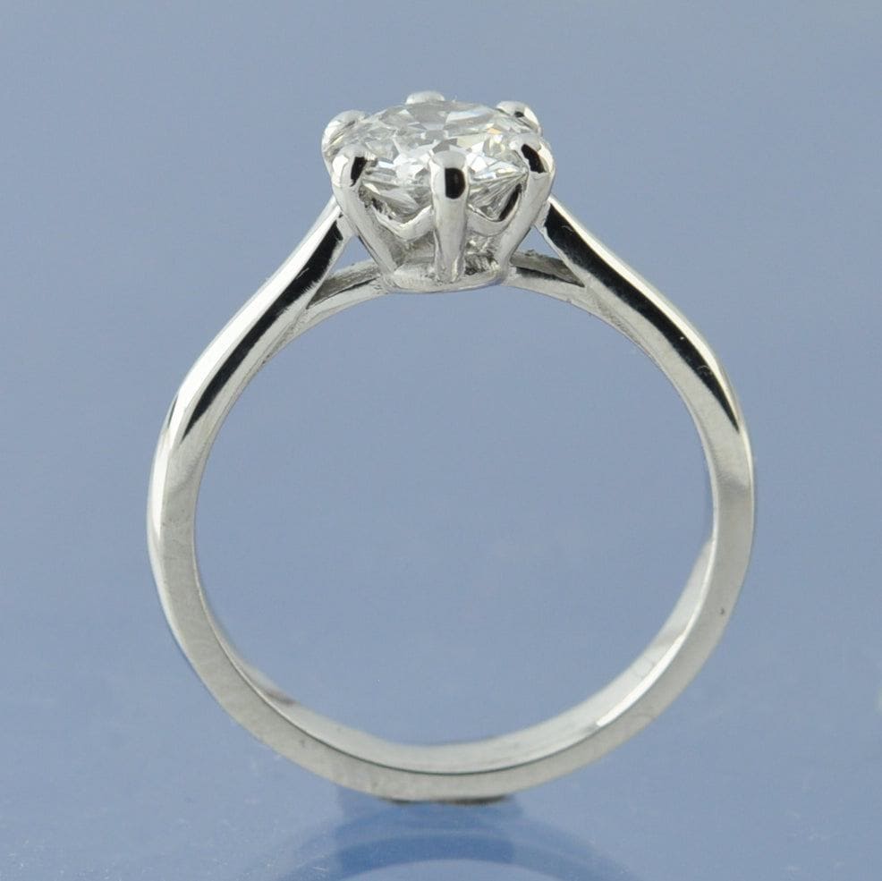 Claw Diamond Cremation Ash Ring - Iris Ring by Chris Parry Jewellery