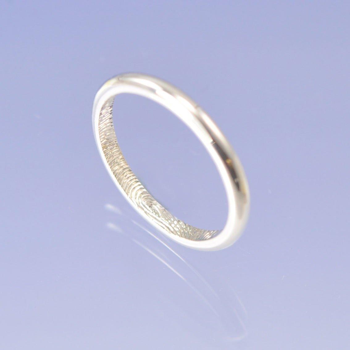 Fingerprint Ring Gold - 9k Ring by Chris Parry Jewellery