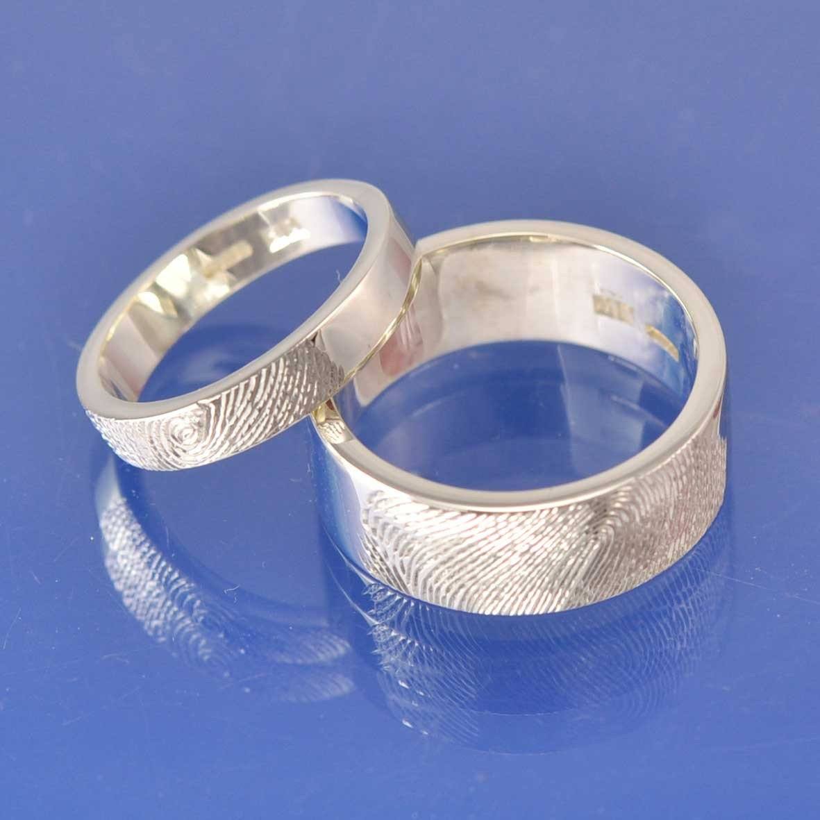 Fingerprint Ring - Platinum Ring by Chris Parry Jewellery