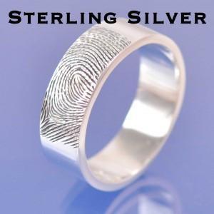 Fingerprint Ring - Sterling Silver Ring by Chris Parry Jewellery