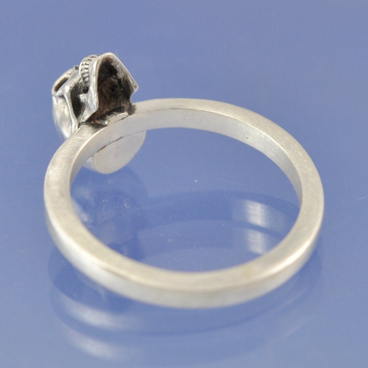 Love You To Death Skull Ring Ring by Chris Parry Jewellery