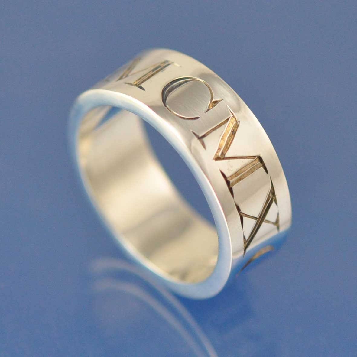 Roman on sale numeral ring