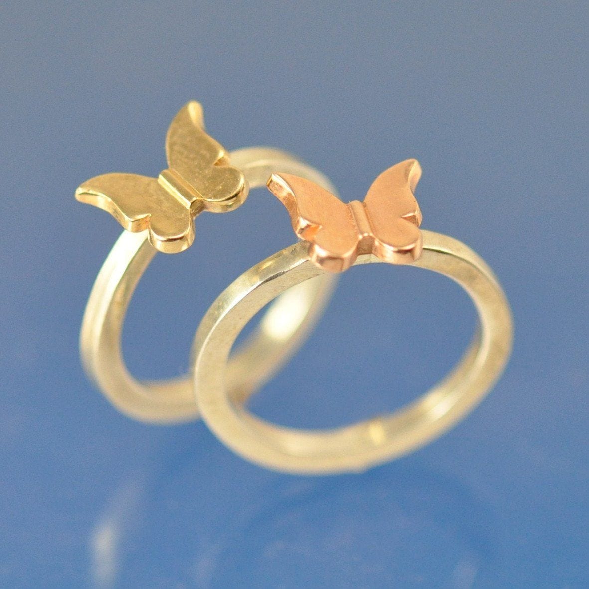 Butterfly Stacking Ring Ring by Chris Parry Jewellery