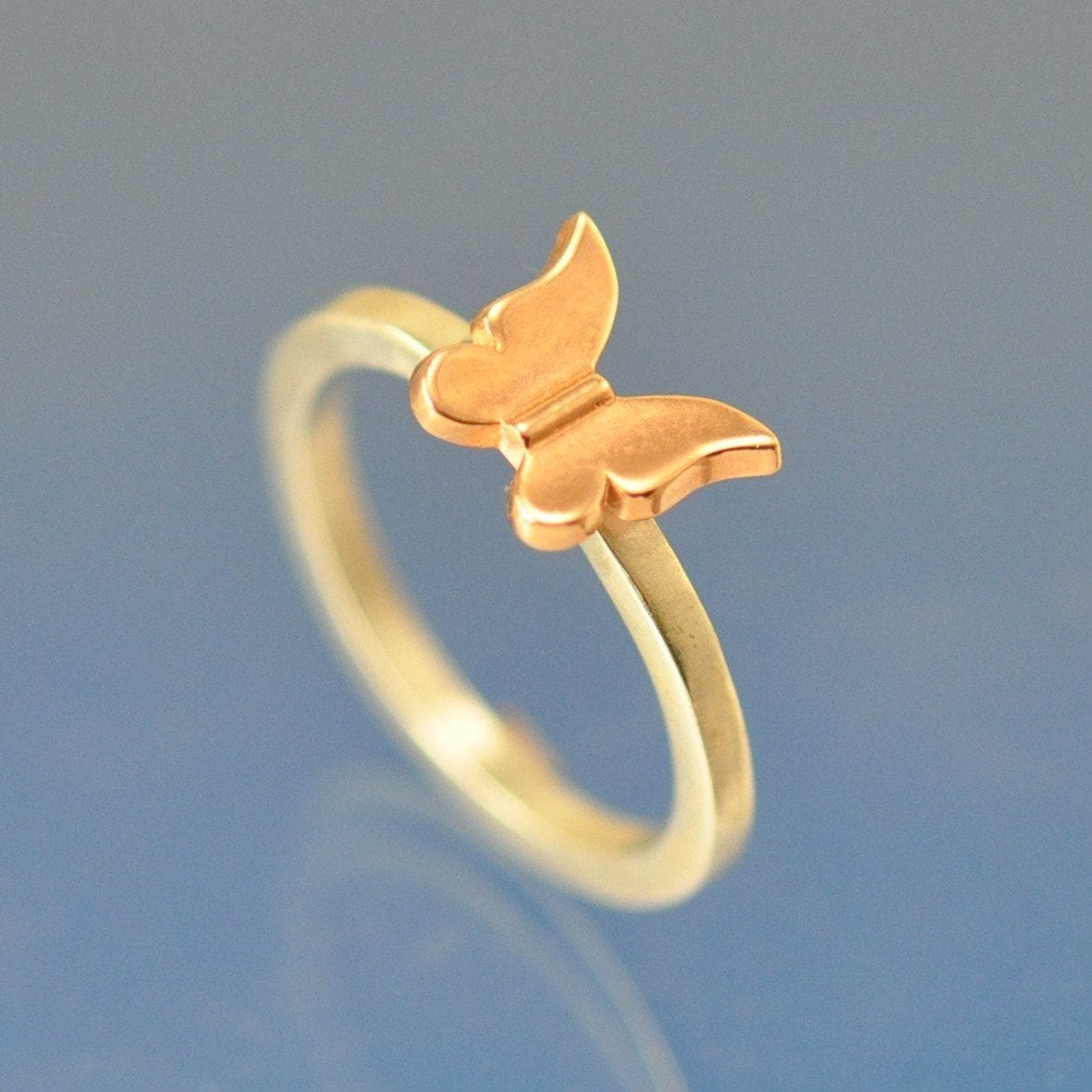 Butterfly Stacking Ring Ring by Chris Parry Jewellery