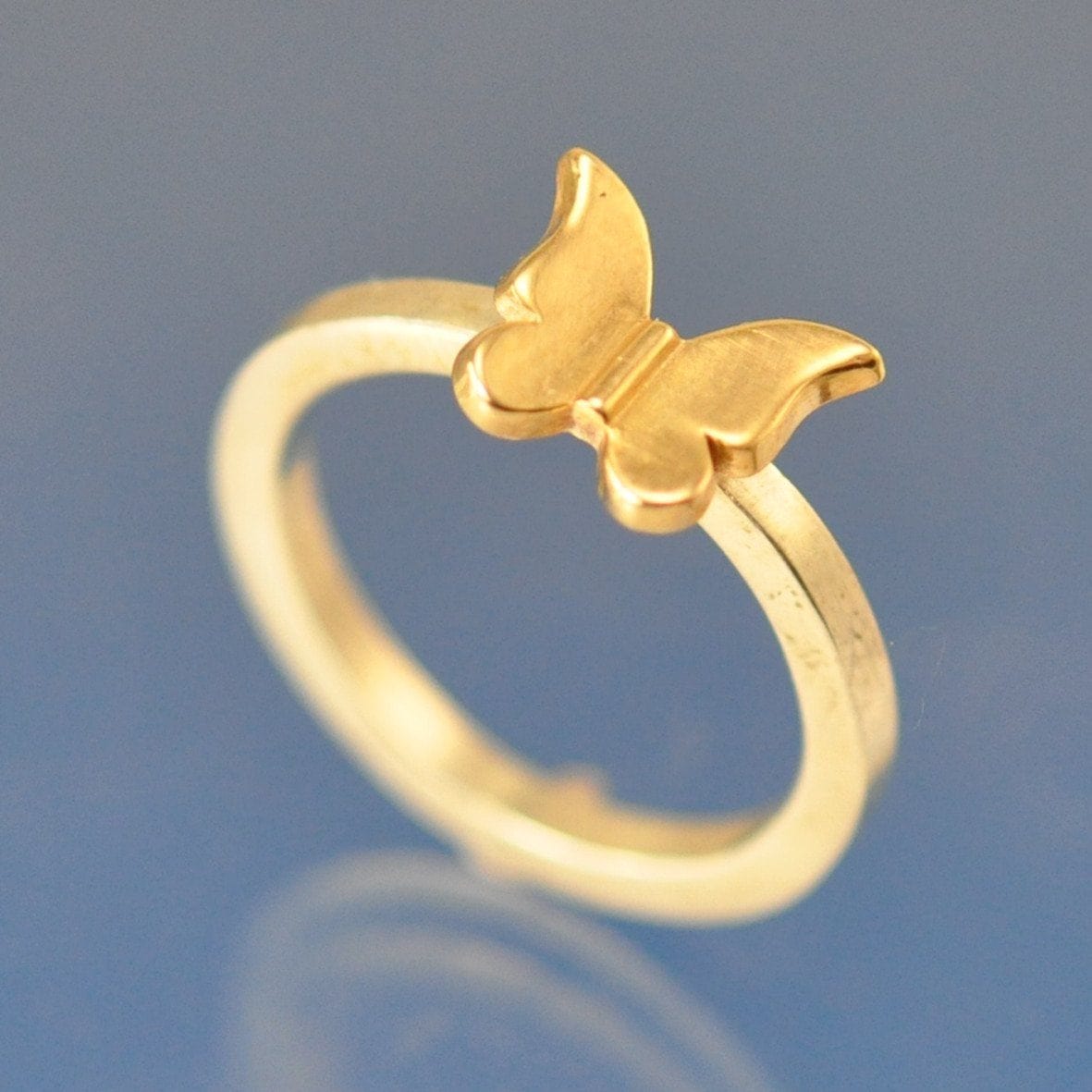 Butterfly Stacking Ring Ring by Chris Parry Jewellery