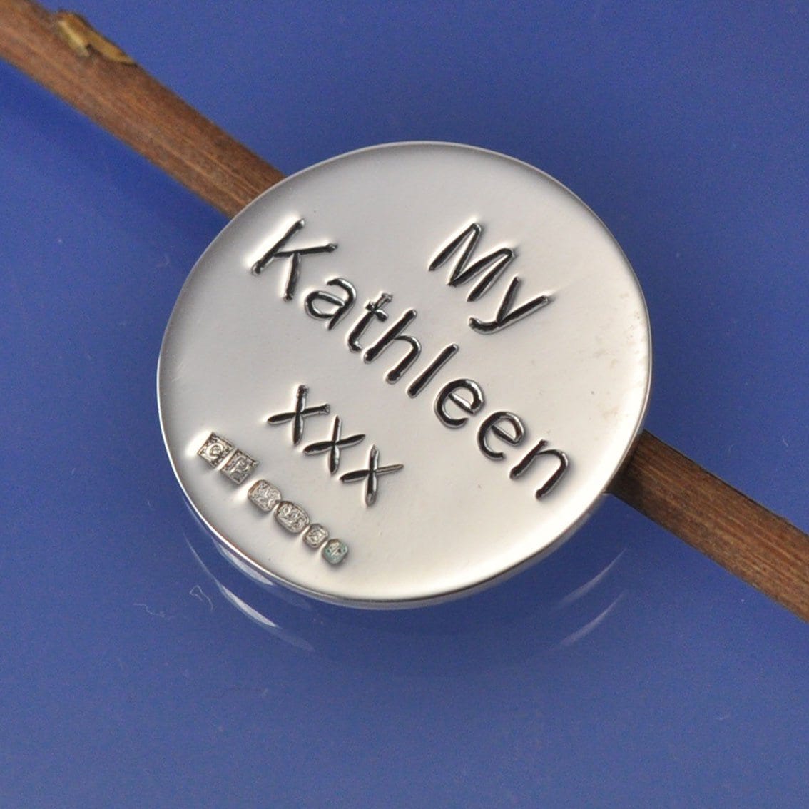 Personalised Love Token Silverware by Chris Parry Jewellery