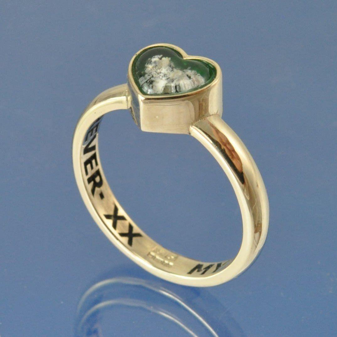 Cremation Ashes Ring & Memorial Rings | UK โ Chris Parry Handmade Jewellery