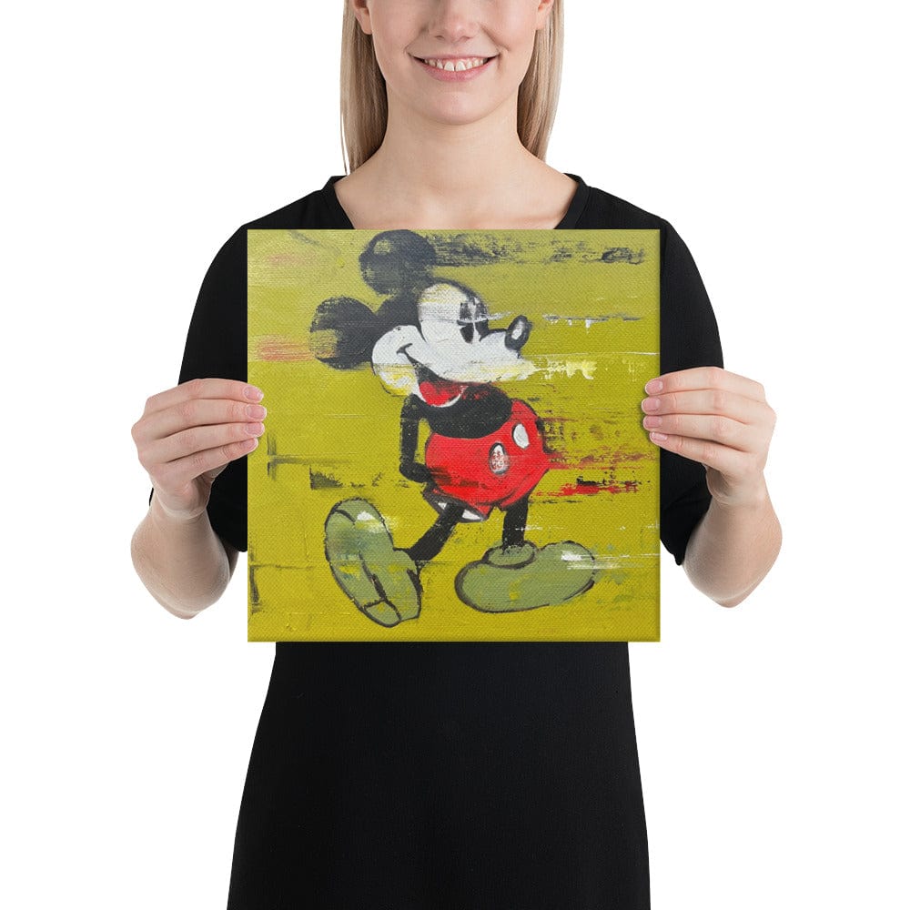 Canvas Print - Grunge Mickey by Chris Parry Jewellery