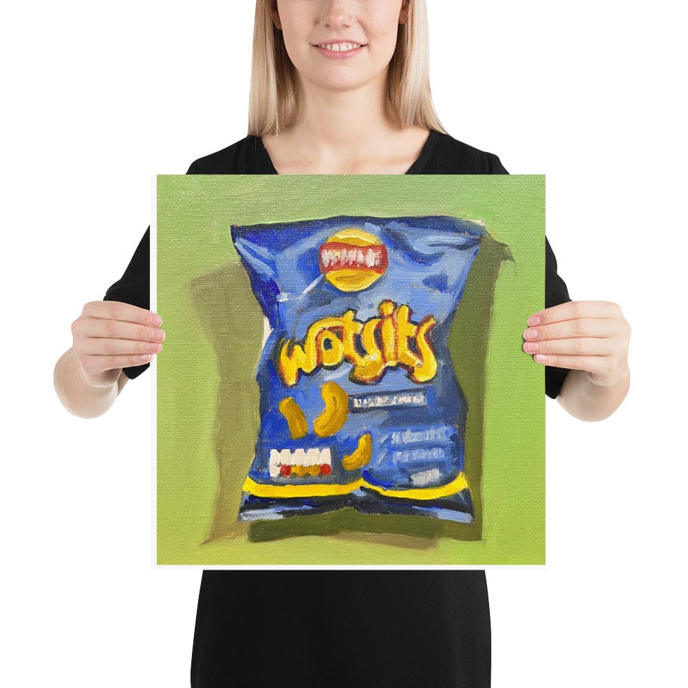 Poster Print Unframed. Wotsits by Chris Parry Jewellery