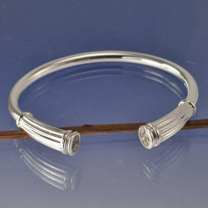 Cremation Ash Cuff Bangle by Chris Parry Jewellery