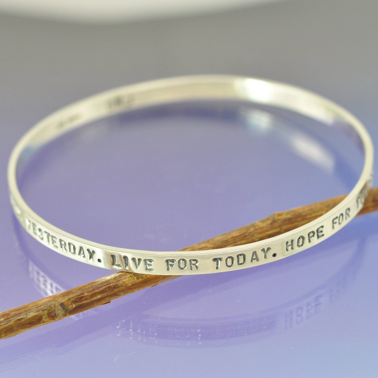4mm Personalised Bangle Bangle by Chris Parry Jewellery