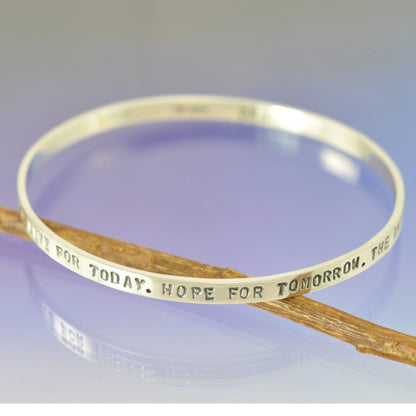 4mm Personalised Bangle Bangle by Chris Parry Jewellery