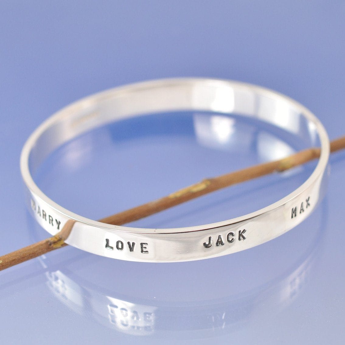 8mm Personalised Bangle Bangle by Chris Parry Jewellery