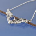 Cremation Ashes Flying Wings Necklace Bead by Chris Parry Jewellery