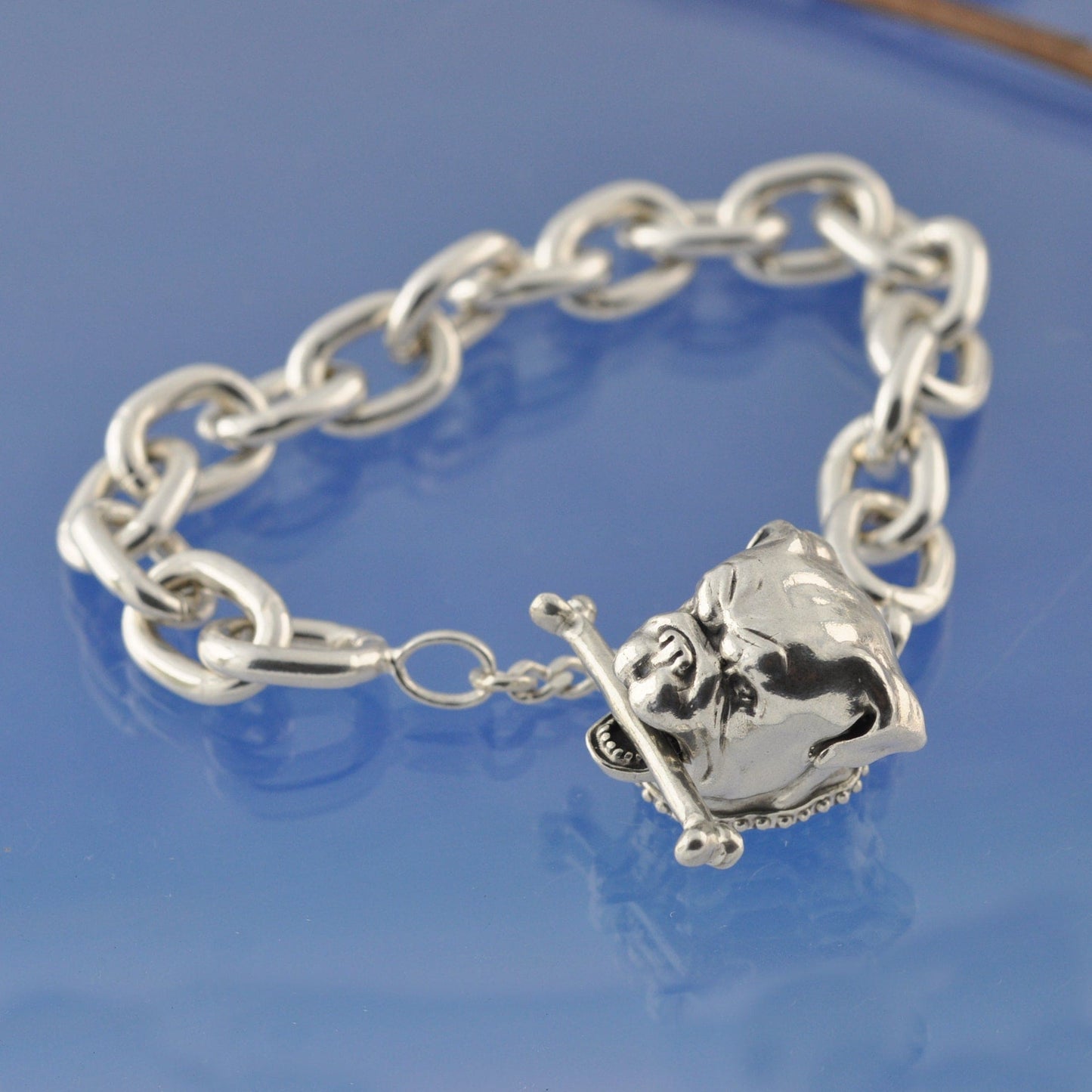 Cremation Ash Bracelet | Dog & Bone Bracelet by Chris Parry Jewellery