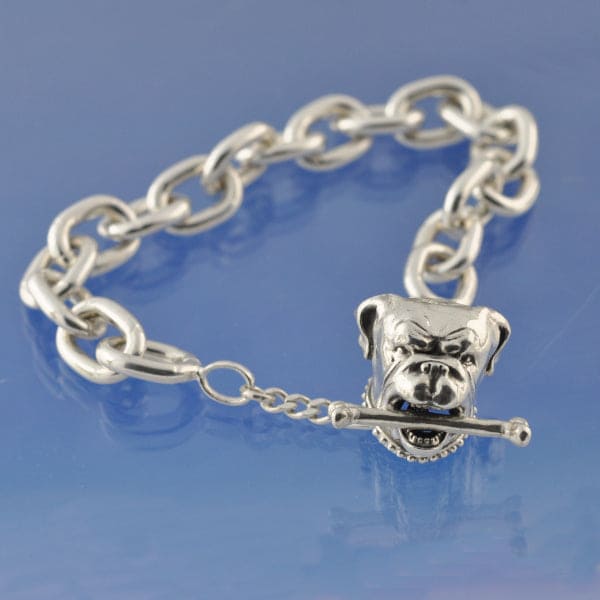 Cremation Ash Bracelet | Dog & Bone Bracelet by Chris Parry Jewellery