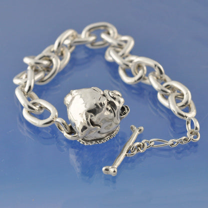 Cremation Ash Bracelet | Dog & Bone Bracelet by Chris Parry Jewellery