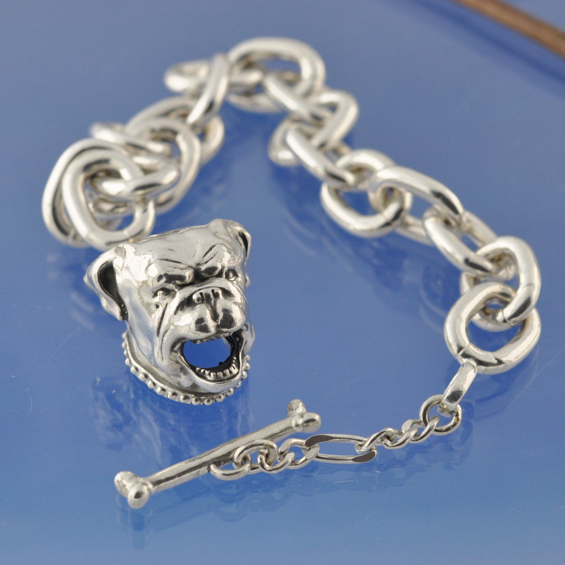 Cremation Ash Bracelet | Dog & Bone Bracelet by Chris Parry Jewellery