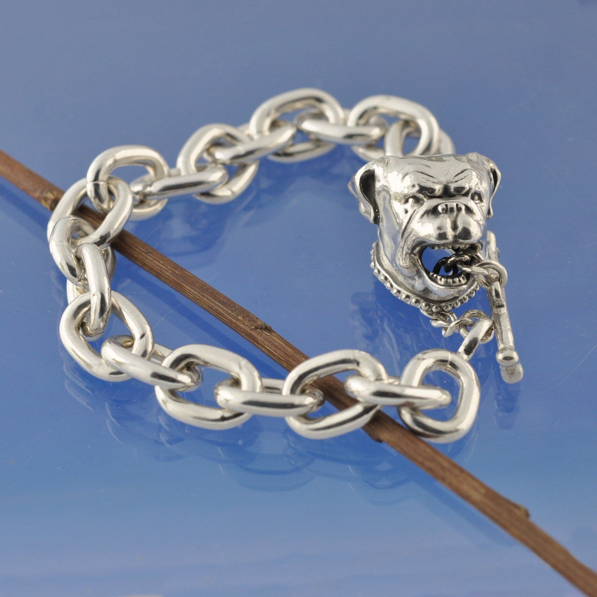 Cremation Ash Bracelet | Dog & Bone Bracelet by Chris Parry Jewellery