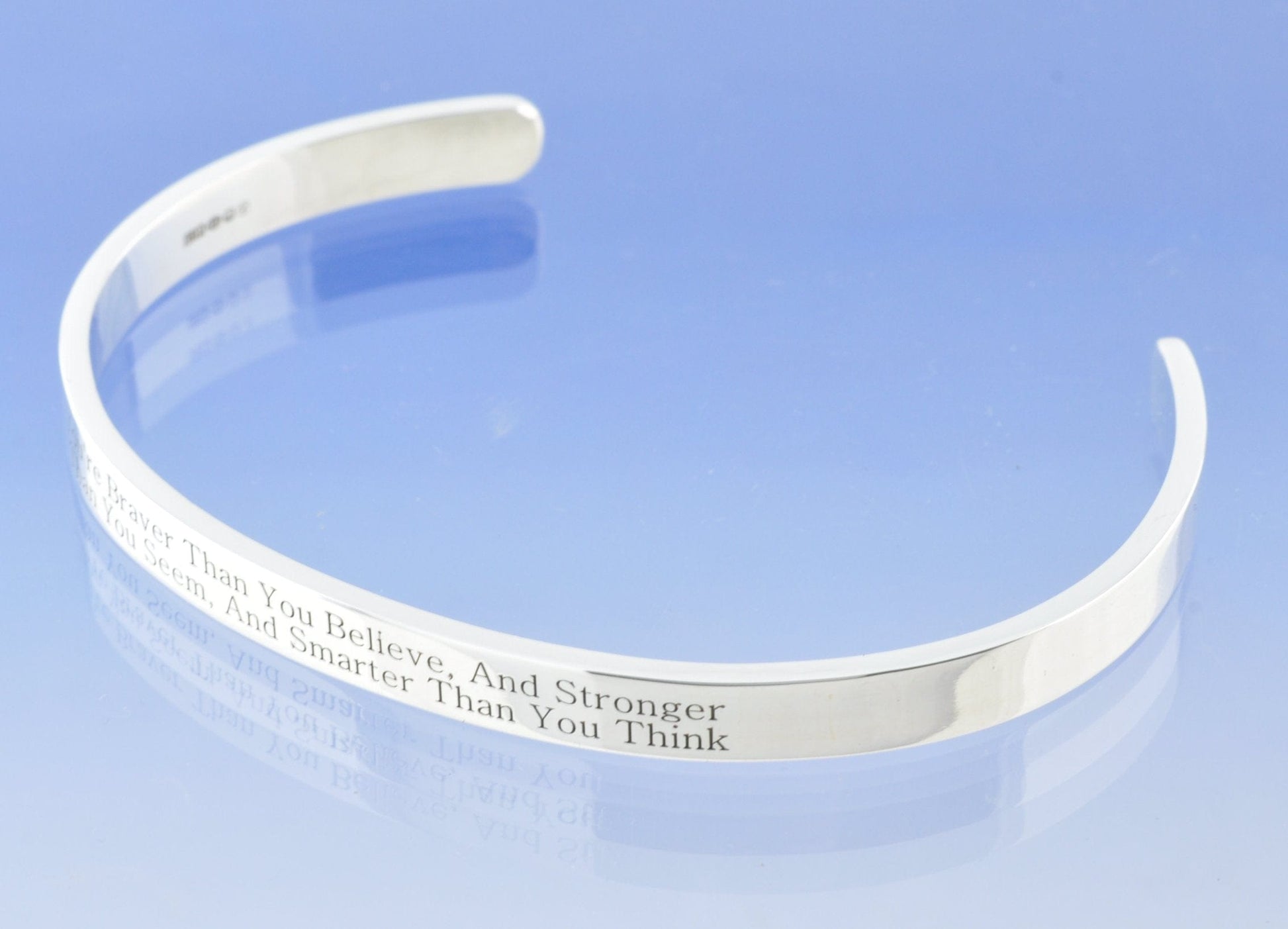Personalised Cuff Bracelet by Chris Parry Jewellery