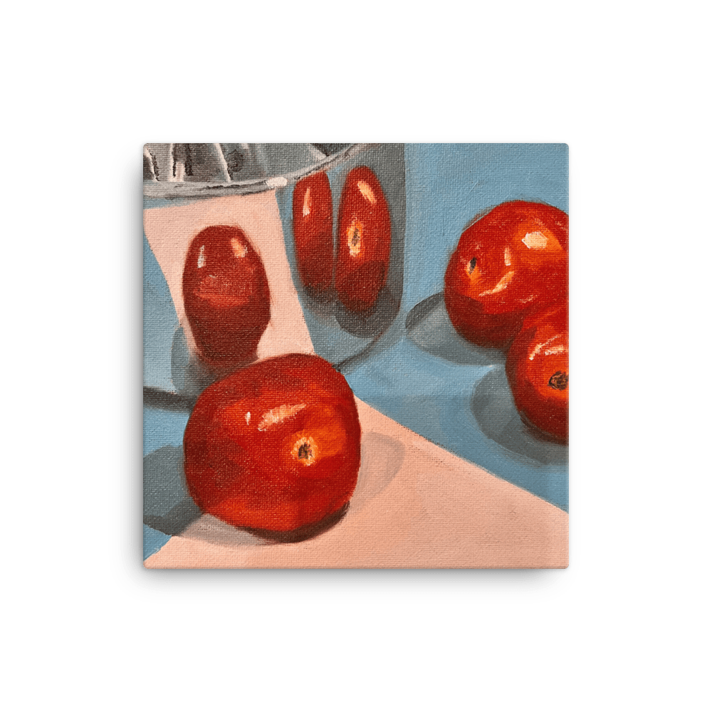 Canvas Print. Baby Tomatoes by Chris Parry Jewellery