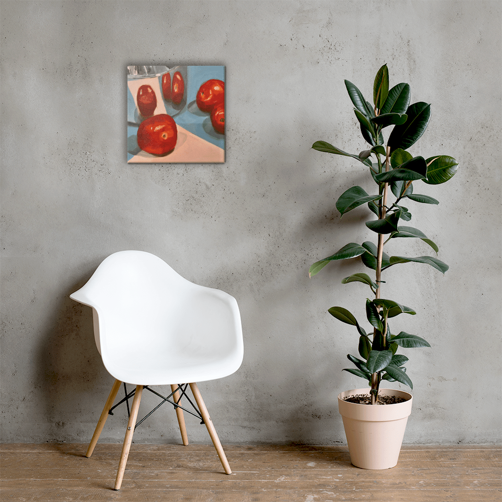 Canvas Print. Baby Tomatoes by Chris Parry Jewellery