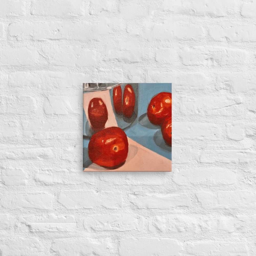 Canvas Print. Baby Tomatoes by Chris Parry Jewellery