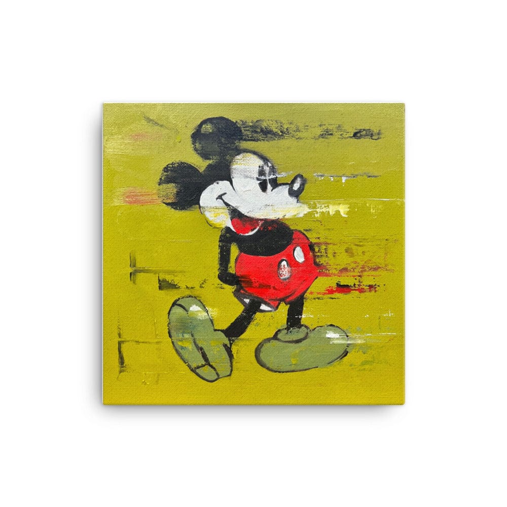 Canvas Print - Grunge Mickey by Chris Parry Jewellery