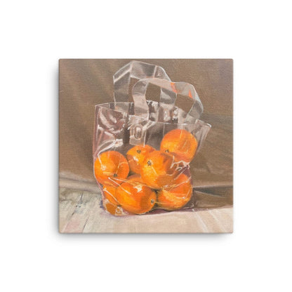 Canvas Print -Oranges in Bag by Chris Parry Jewellery