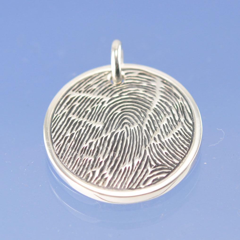 Fingerprint Charm Charm by Chris Parry Jewellery