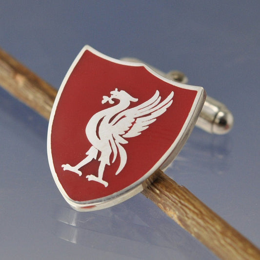 LFC Cremation Ash Resin Cufflinks Cufflinks by Chris Parry Jewellery