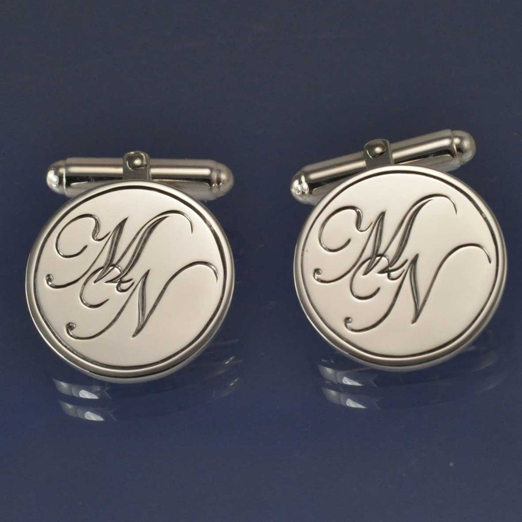 Monogram Cufflinks Cufflinks by Chris Parry Jewellery