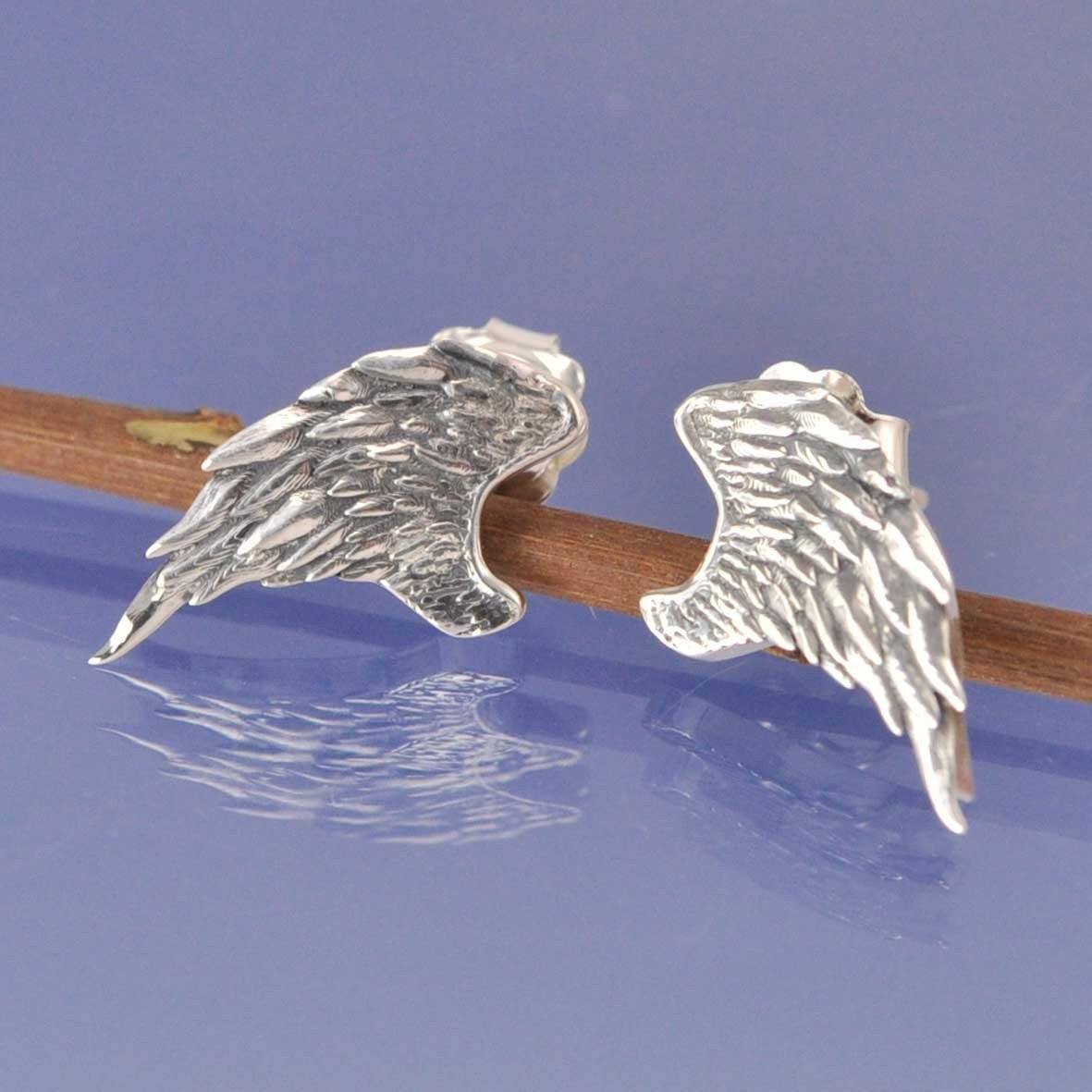 Angel Wing Earrings Earring by Chris Parry Jewellery