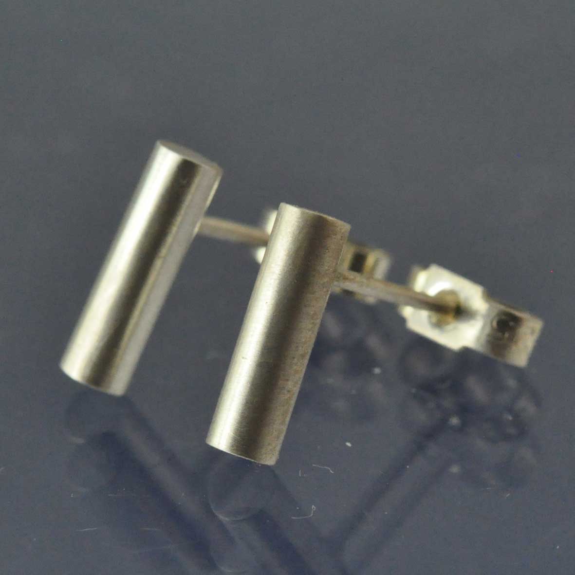 Cylinder Studs Earring by Chris Parry Jewellery