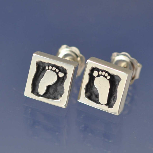 Your Footprint Earrings - Custom Earring by Chris Parry Jewellery