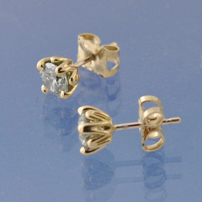 Cremation Ash DIamond Earrings by Chris Parry Jewellery