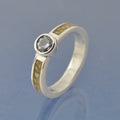 0.50ct Diamond Cremation Ash Ring - Barcelona Ring by Chris Parry Jewellery