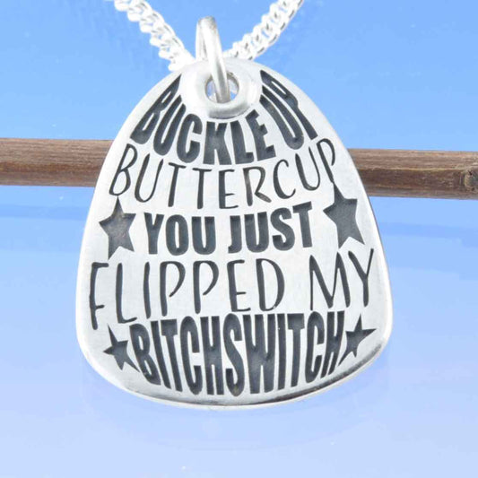 Buckle Up Buttercup - Pendant Pendant by Chris Parry Jewellery