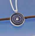 Cremation Ash Necklace - Galaxy Swirl Pendant by Chris Parry Jewellery